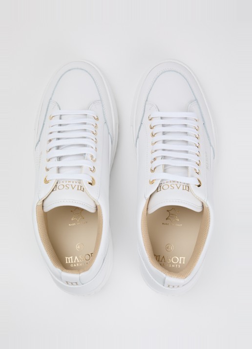 Mason Garments Tia sneaker van leer - detail 2 wit