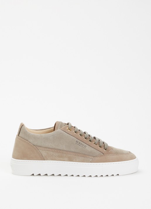 Mason Garments Tia sneaker van suède met details van nubuck