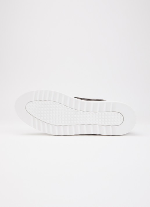 Mason Garments Tia Sollevamento sneaker van nubuck - detail 4 middengrijs