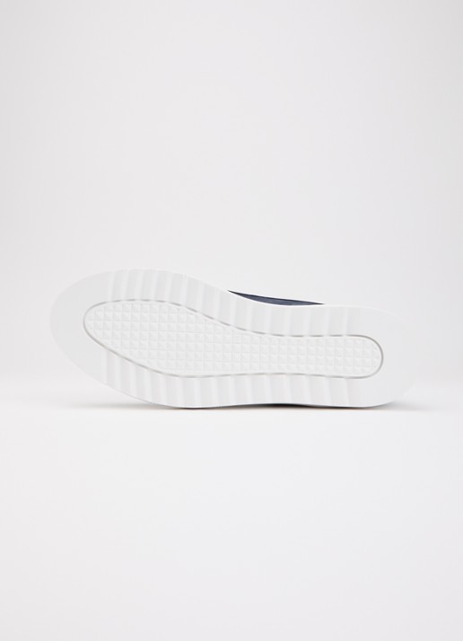 Mason Garments Tia Sollevamento sneaker van nubuck - detail 5 donkerblauw