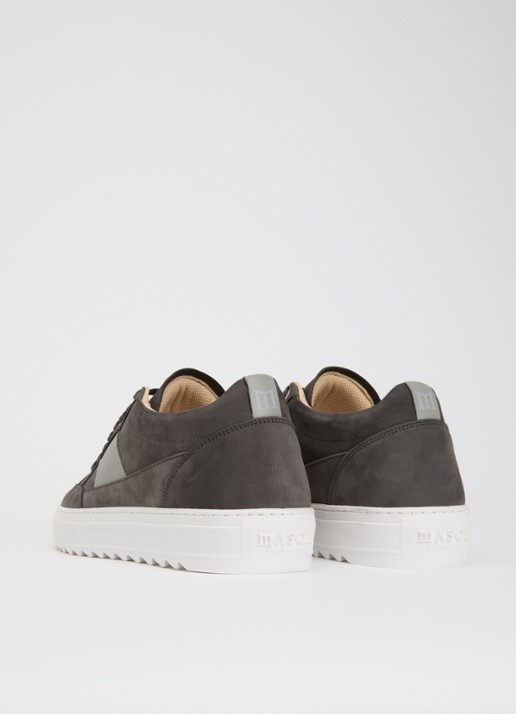 Mason Garments Tia Sport sneaker van nubuck  - achterkant donkergrijs