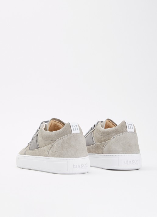 Mason Garments Tia Sport sneaker van suède - achterkant 5 grijs