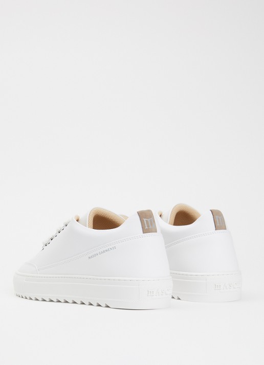 Mason Garments Torino sneaker van leer - achterkant 5 wit