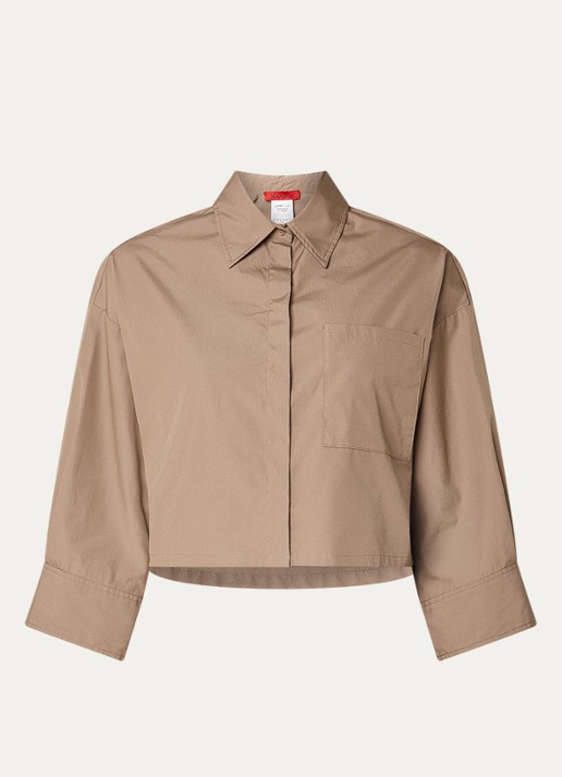 Max & Co Blouse met halflange mouw en borstzak