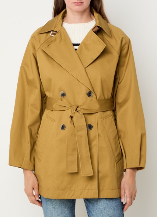 Max & Co Elis double-breasted trenchcoat met steekzakken