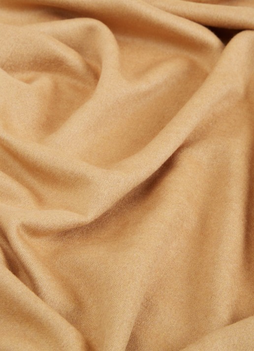 Max & Co Mcaindole reversible sjaal met franjes 190 x 65 cm - detail 3 geel