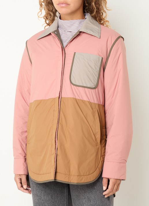 Max & Co Mcodomino reversible jack met steekzakken