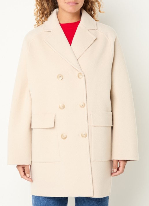 Max & Co Mcogiuria mantel van scheerwol