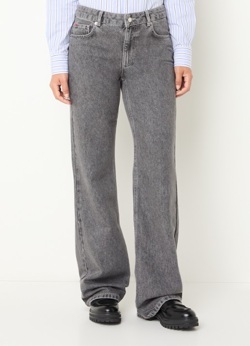Max & Co Senior high waist loose fit jeans met gekleurde wassing