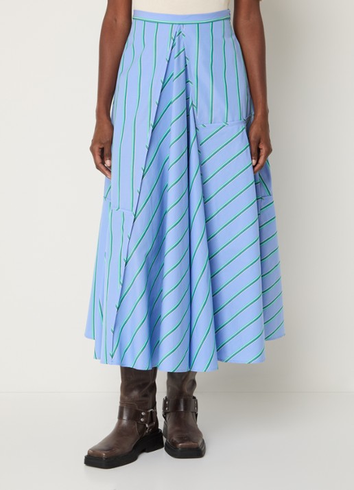 Max & Co Tequila midi A-lijn rok met streepprint