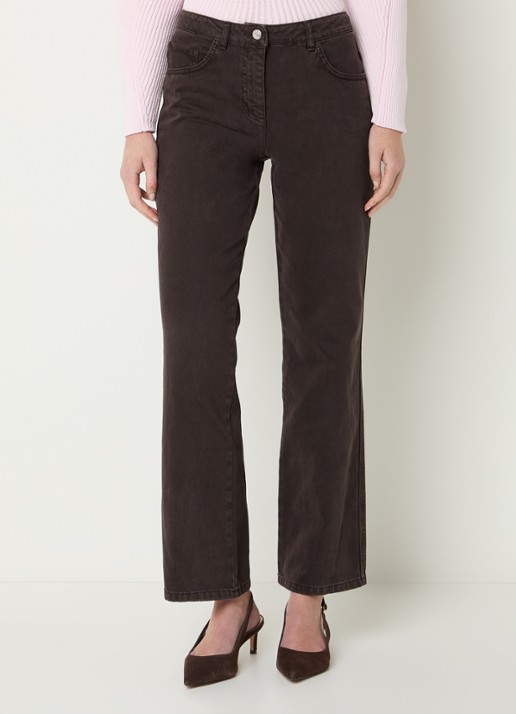 Max & Co Zinia high waist straight leg jeans met gekleurde wassing