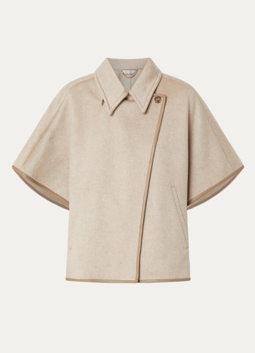 Max Mara Agentile poncho van kasjmier