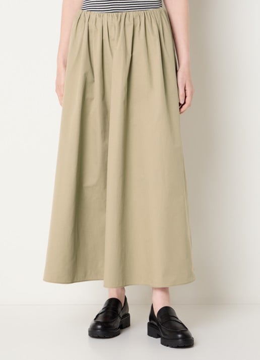 Max Mara Aguzze midi rok met steekzakken