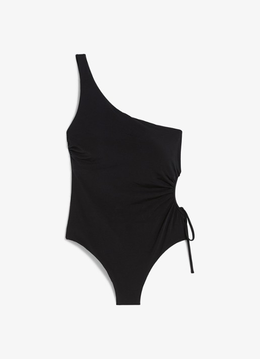 Max Mara Badpak met cut-out detail - voorkant 5 zwart