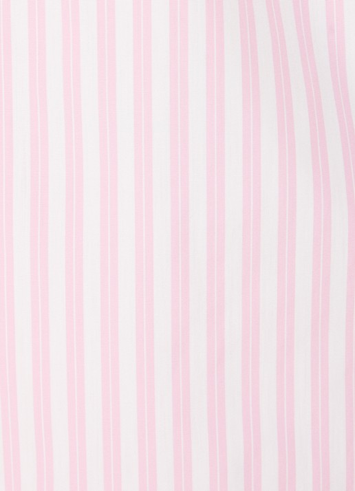 Max Mara Bahamas blouse met streepprint en borstzak - detail 3 roze