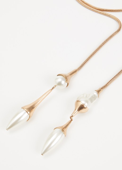 Max Mara Bevanda ketting met hanger - detail 2 goud