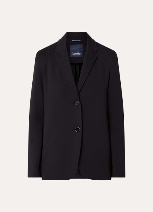 Max Mara Blazer met kraag - voorkant 3 zwart