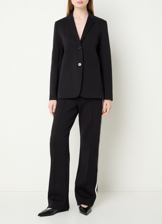 Max Mara Blazer met kraag - voorkant 4 zwart
