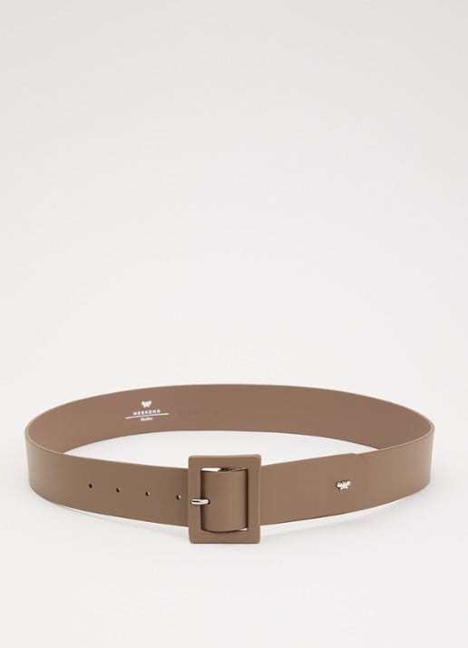 Max Mara Brio riem van leer