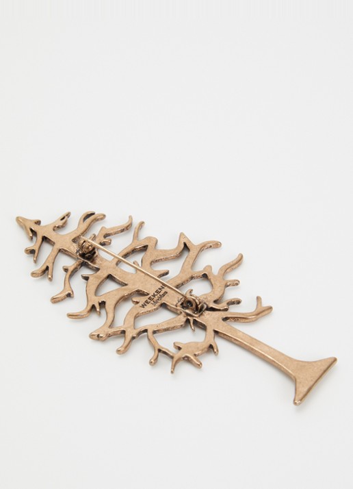 Max Mara Broche - detail goud