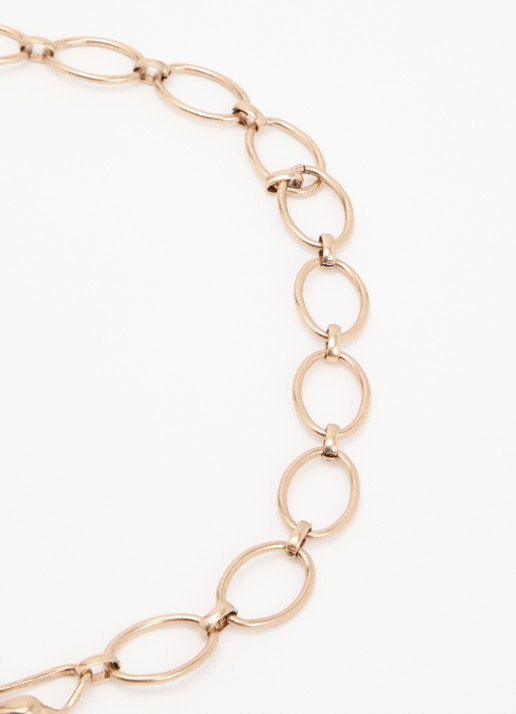 Max Mara Bronte ketting met imitatieparels - detail 2 goud