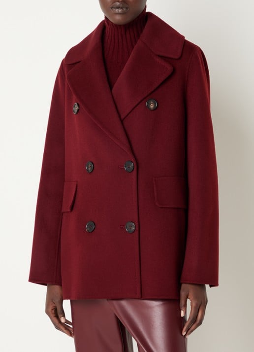 Max Mara Camilla double-breasted mantel van scheerwol