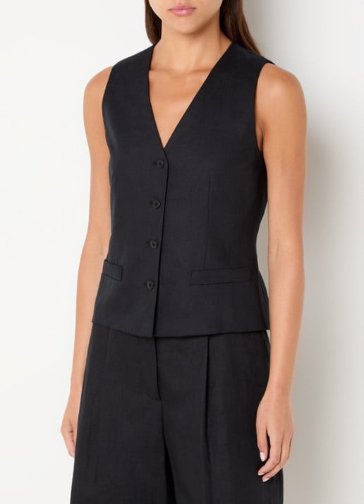 Max Mara Carnet gilet van linnen