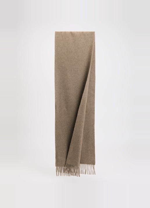 Max Mara Dalia sjaal van kasjmier 190 x 28 cm  - detail beige