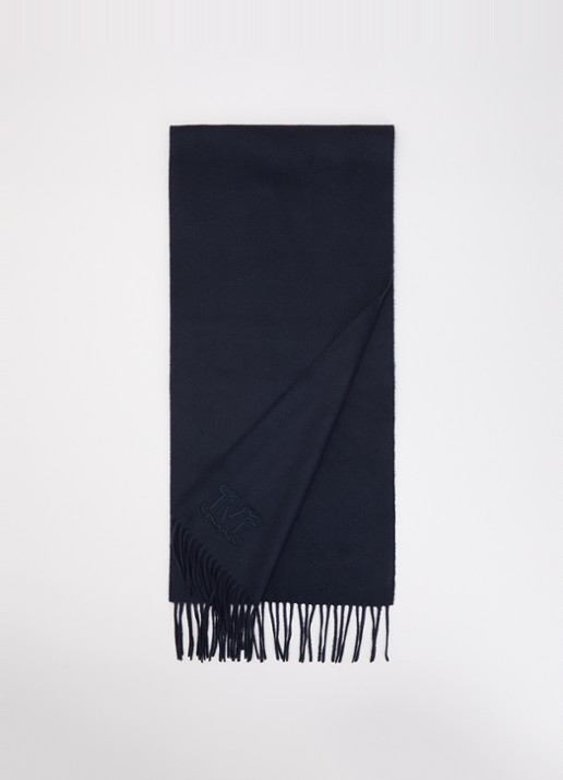 Max Mara Dalia sjaal van kasjmier met franjes 190 x 30 cm