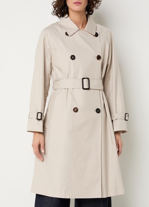 Max Mara Double-breasted trenchcoat met strikceintuur