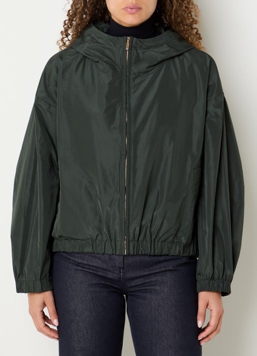 Max Mara Eliseo jack met capuchon en waterafstotende coating