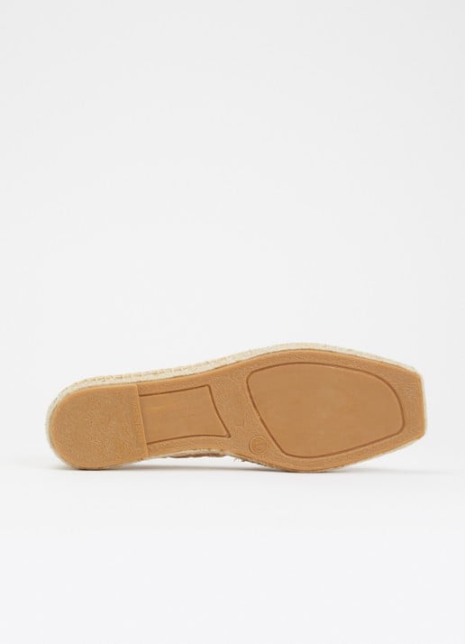 Max Mara Espadrille met opengewerkt dessin - detail 5 camel