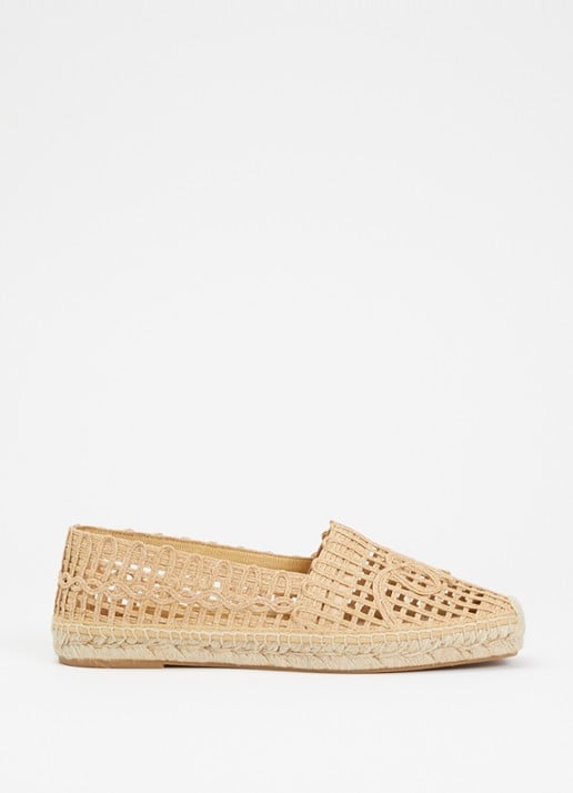 Max Mara Espadrille met opengewerkt dessin