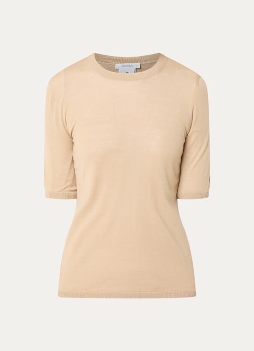 Max Mara Gerico fijngebreide top van wol