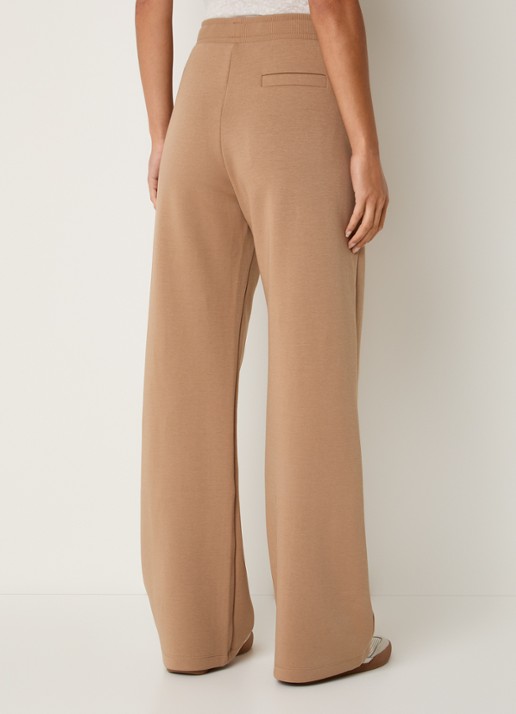 Max Mara High waist loose fit joggingbroek met steekzakken - achterkant 4 camel