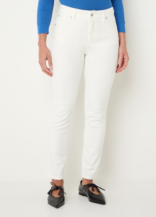 Max Mara High waist slim fit jeans met gekleurde wassing