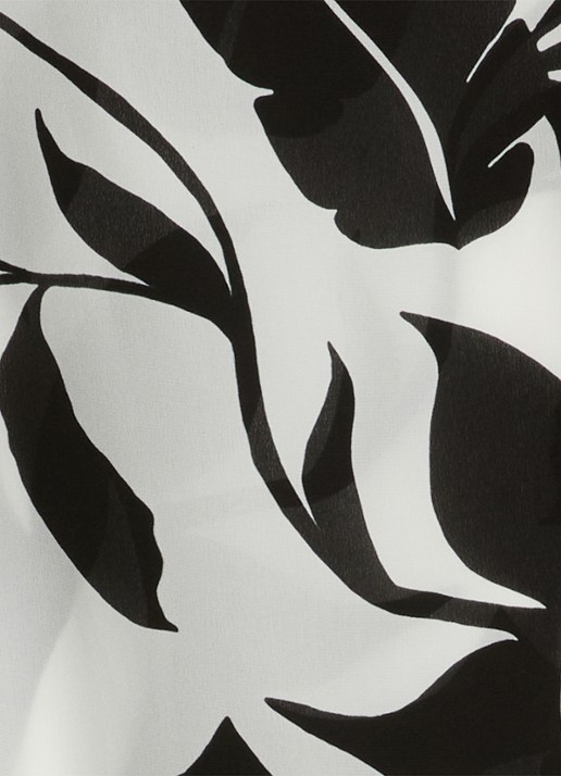 Max Mara High waist wide fit palazzo broek van zijde - detail 2 zwart
