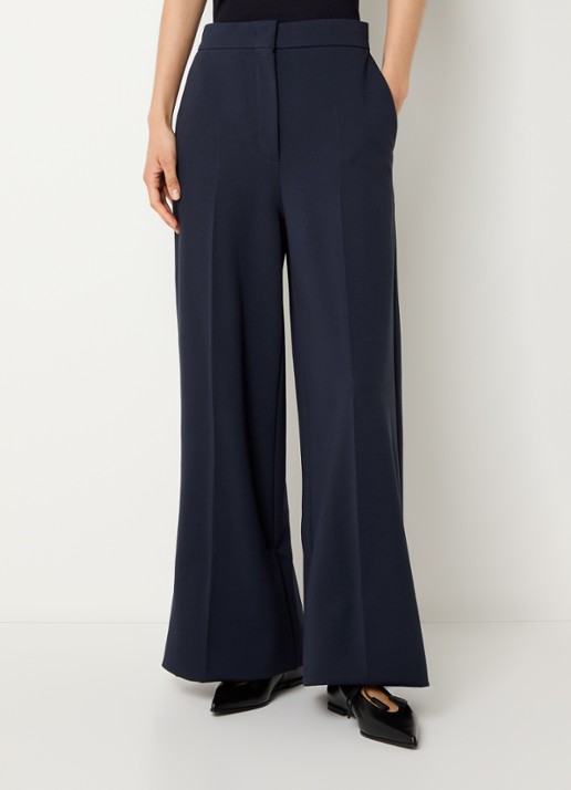 Max Mara High waist wide fit pantalon met steekzakken
