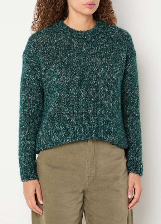 Max Mara Hobby grofgebreide trui in alpaca wolblend