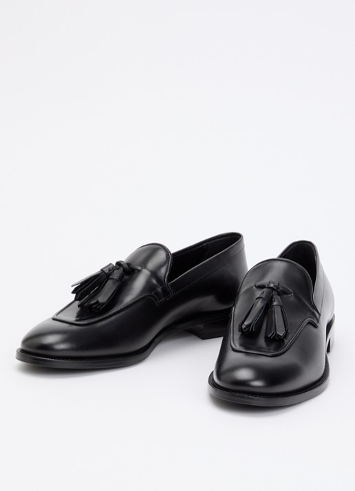 Max Mara Loafer van kalfsleer - detail 3 zwart