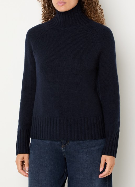 MaxMara Mantova fijngebreide trui in kasjmierblend met col