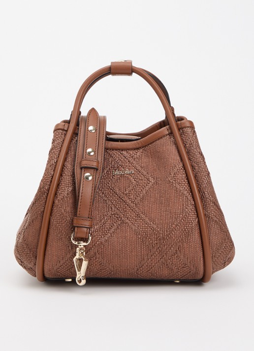 Max Mara Marine Extra Small handtas met details van leer en afneembare schouderriem