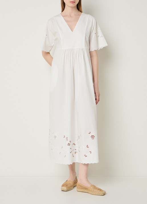 Max Mara Maxi jurk met borduring