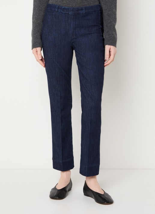 Max Mara Mid waist slim fit jeans met donkere wassing