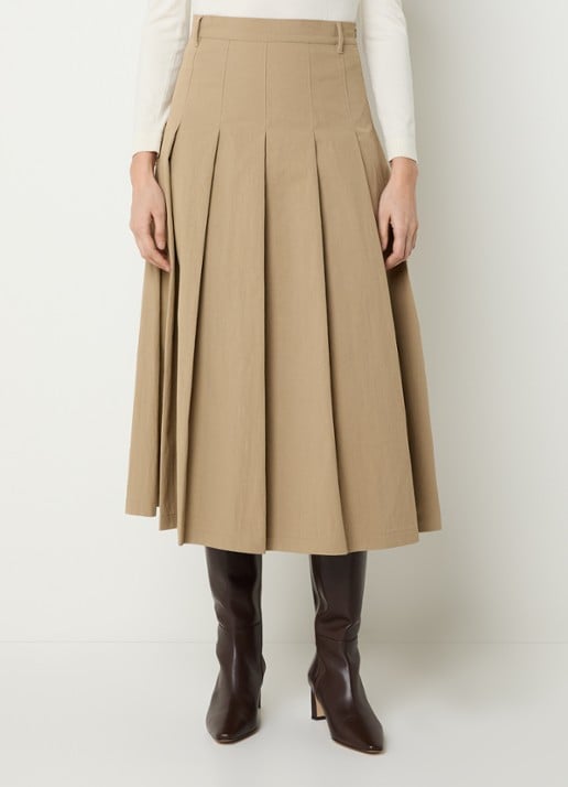 Max Mara Midi rok met plooidetail