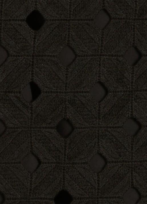 Max Mara Mini jurk met cut-out detail - detail 3 zwart