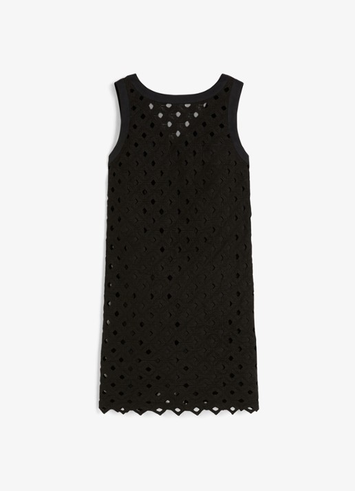 Max Mara Mini jurk met cut-out detail - voorkant 4 zwart