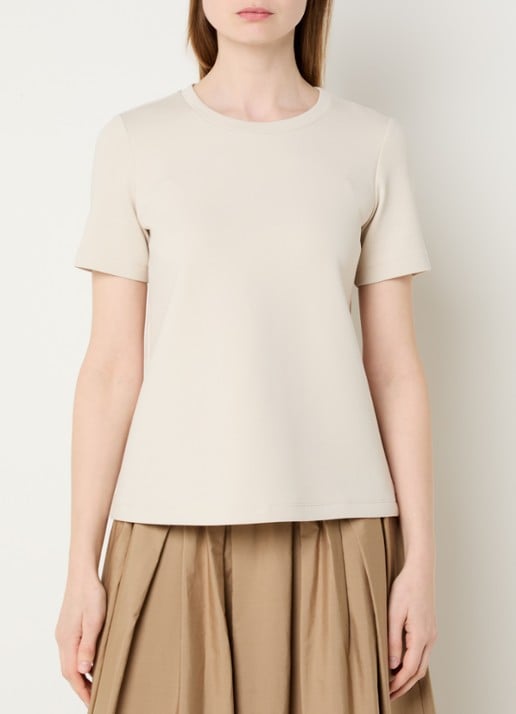 Max Mara Nancy T-shirt met ronde hals