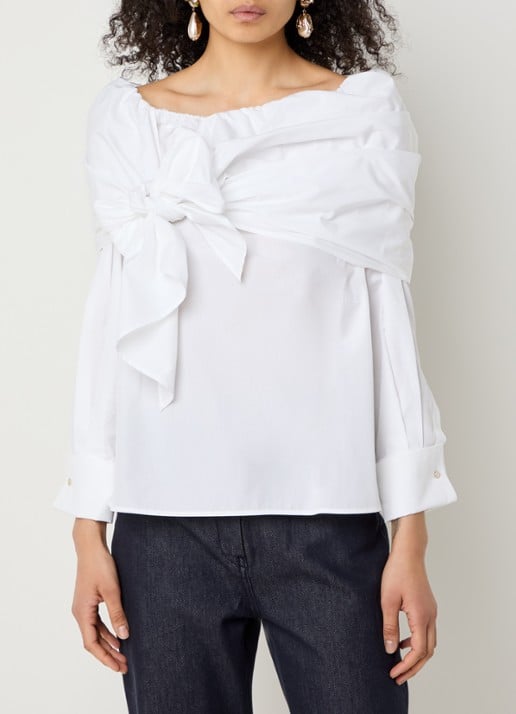 Max Mara Off-shoulder tuniek met strik detail