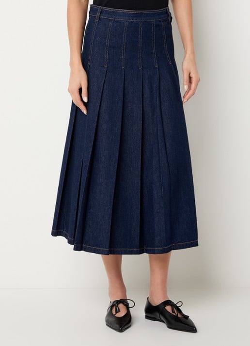 Max Mara Ovale maxi A-lijn spijkerrok